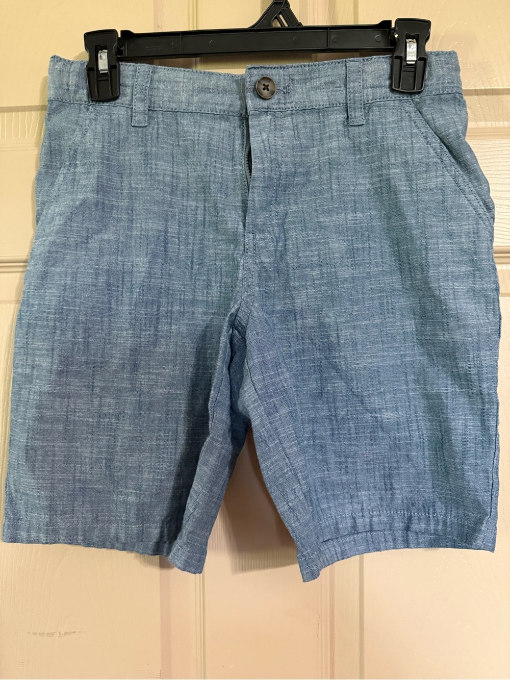 Cat & Jack Light Chambray Blue Boy’s Flat Front Shorts
